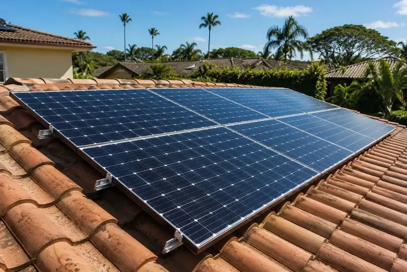 Installation de panneaux solaires à Chamagnieu