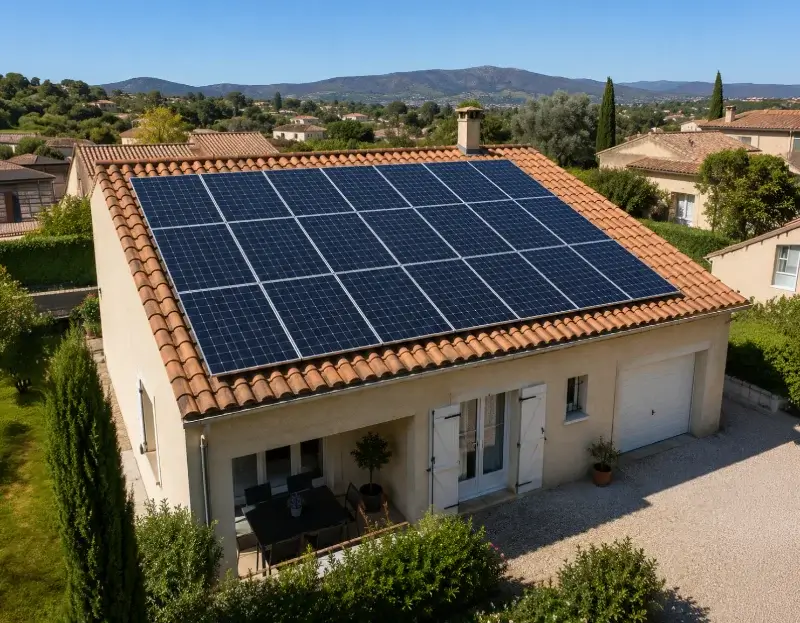 Prime à l'autoconsommation panneaux solaires Chamagnieu — aide financière de l'État